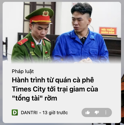 Mình tưởng "tổng tài" sẽ thuê luật sư bào chữa các kiểu... hóa ra đếch có. Hay do báo chí ko đăng?!