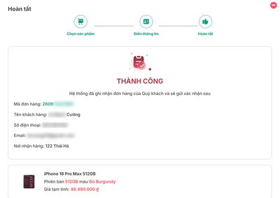 Anh chị em đặt iPhone 18 Pro Max chưa?