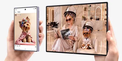 Mấy tấm hình mà anh em thấy Samsung quảng bá Z Fold8 tỉ lệ 4:3 có thể xem full màn hình như vầy...