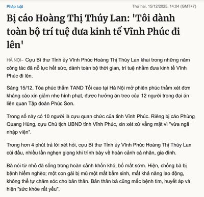 Phiên toà xử các cán bộ nghe qua cứ tưởng là lễ vinh danh báo công !!!