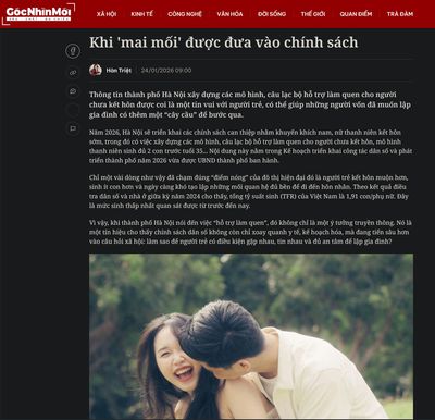 Đang chờ phụ nữ tích cực đi đẻ :D