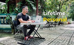 Bàn làm việc cá nhân di động | Review Lifetime Personal