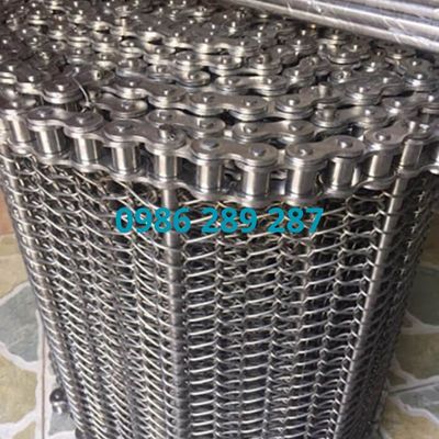 Đột phá công nghệ với băng tải lưới inox sợi xoắn xích biên