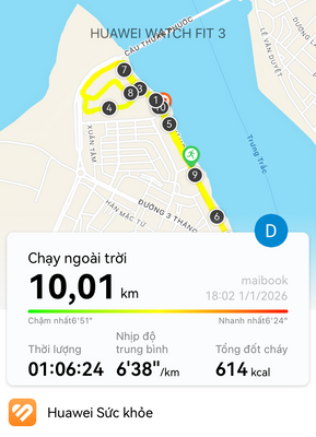 Buổi chạy ngày đầu năm 2026