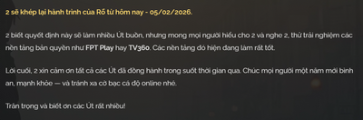 Các nền tảng phim/truyền hình/thể thao/phần mềm, ứng dụng...lậu liên tục sụp đổ. Điều đáng mừng...
