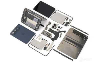 iFixit mổ iPhone Duo: Chỉ ra vị trí có thể gây nứt màn hình trong, chấm điểm sửa chữa 5/10