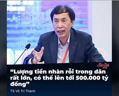 Tiền trong dân còn nhiều lắm, vàng trong dân còn nhiều lắm, Đô trong dân còn nhiều lắm.