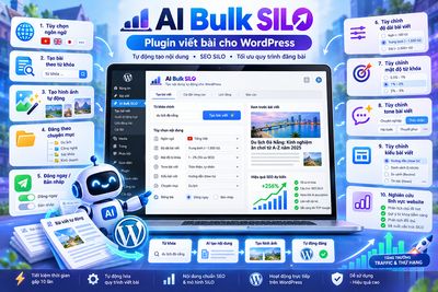 AI Bulk SILO là plugin viết bài AI tự động dành cho WordPress, được nghiên cứu và phát triển bởi...