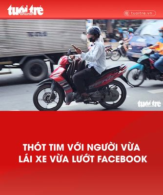 Vừa chạy vừa lướt Facebook