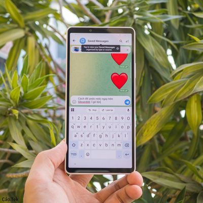 Mẹo AndroidCáo.Tek #5: Cách undo, redo nội dung bằng bàn phím Gboard
