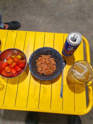 Tép rang tỏi nha quí zị