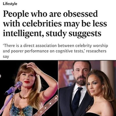 Một nghiên cứu cho thấy mấy người mà hay thần tượng đám ca sĩ diễn viên thì kém thông minh hơn...