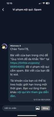 Cu Thịn tạo nick ảo spam ngày mấy chục nhát thì chả sao. Mình còm 1 phát lại bị report. Khó hiểu...