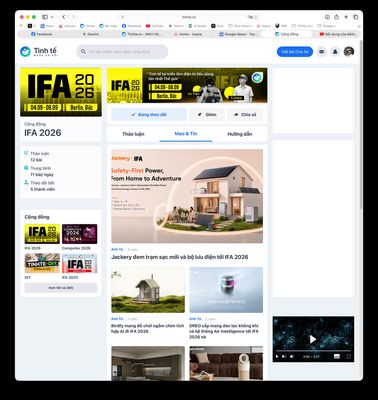 Những thông tin về IFA 2026 tụi mình vẫn đang update, anh em theo dõi kỹ hơn ở tag IFA26 nha