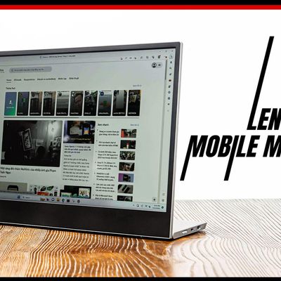 Trên tay Lenovo L15 Mobile Monitor - Màn hình di động USB-C mỏng gọn, tiện dụng, giá tốt