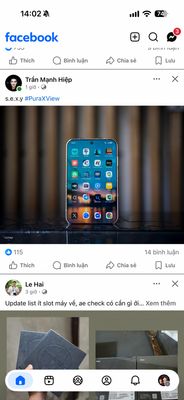 Cuối cùng cũng thấy app Facebook chịu update theo ngôn ngữ thiết kế mới của iOS 26, khu vực truy...