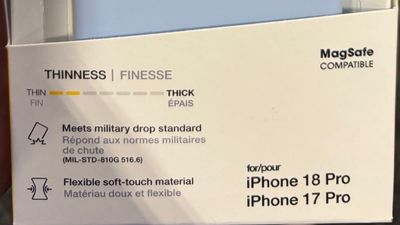 Mark Gurman của Bloomberg đã post trên X (Twitter) rằng Otterbox đã bán vỏ iPhone 18 Pro tại...