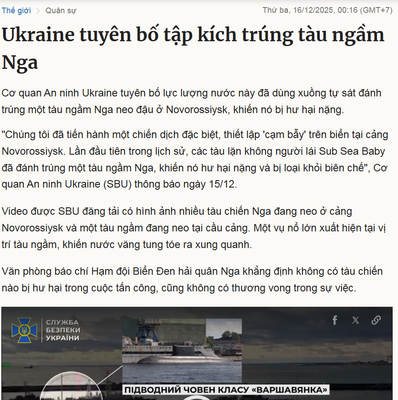 Thầy Zel hạ thủy Tầu Ngầm dùm Phu-teo. Kết quả thành công mỹ mãn, tầu ngầm lặn sâu hơn thiết kế...