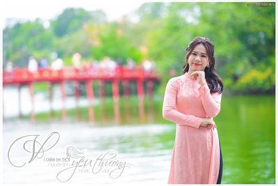 Một góc cầu Thê Húc