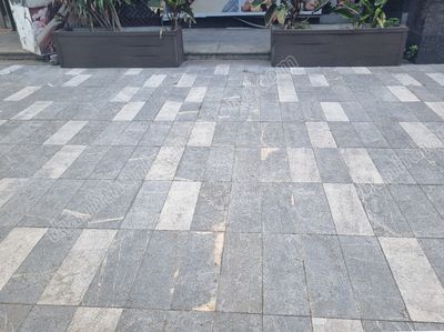 Đá xanh đen băm toàn phần – vẻ đẹp trầm, chắc chắn cho không gian ngoại thất