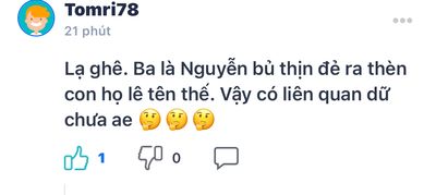 Bác sĩ @tomri78 hỏi em kìa thịnh/thế/tín/trunks