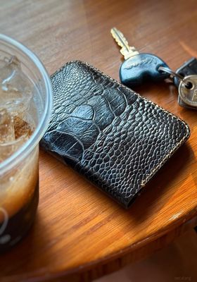 Ví da chim của cuhiep, chim đà điểu.