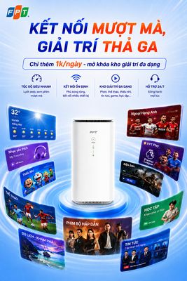 Trọn vẹn giải trí cùng FPT với hàng ngàn nội dung phong phú!!