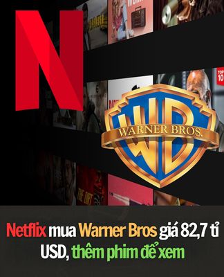Netflix mua Warner Bros thì anh em sắp có thêm phim để xem rồi