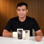 Trên tay iPhone 16 Pro màu Titan sa mạc: vẫn sẽ hot thôi