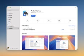 Folder Preview: xem được nội dung file zip, thư mục mà không cần giải nén trên macOS