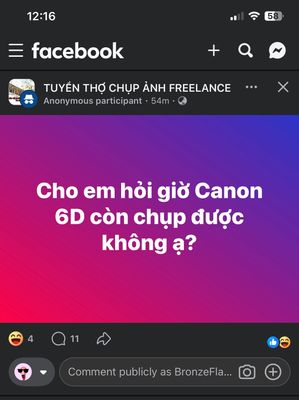 Máy hư hoặc hết pin em nhé.