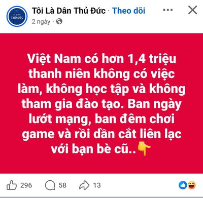 Đáng lo ngại.