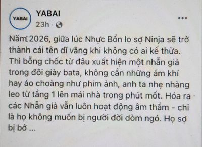 Mới đọc trên mạng một câu chuyện về ninja