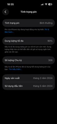 Đây rõ ràng là lỗi của ios. Từ lúc cập nhật lên ios 26.2 thì phần trăm pin mất rất nhanh. 5 chu...