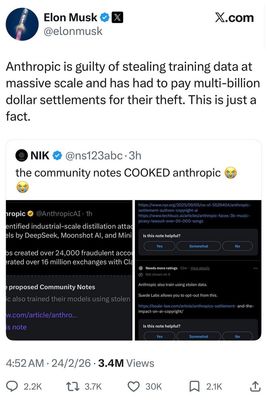 Dậy hít drama sáng nào ae ơi: Anthropic tố các pháp sư Trung Hoa (cụ thể là DeepSeek, Moonshot &...