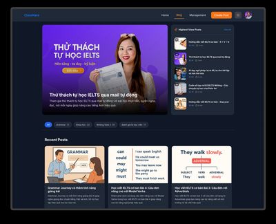 Blog đã xong, bài lên đều, view tăng dần, năm sau nhận đặt banner quảng cáo trà sữa được rồi hihi
